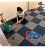 Thảm tấm FP12 Thảm tấm trải sàn một màu Thảm tấm màu xám