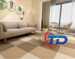 Thảm tấm FP14 Thảm tấm trải sàn một màu Thảm tấm màu nâu