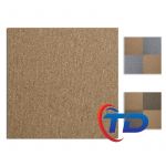 Thảm tấm FP14 Thảm tấm trải sàn một màu Thảm tấm màu nâu
