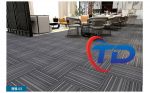 Thảm tấm Artline AR01  Thảm tấm đế cao su màu đen xọc kẻ