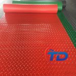 Thảm nhựa hình thoi Thảm nhựa vân lá hình thoi chống trượt