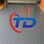 Thảm nhựa hình đồng xu Thảm nhựa nút tròn trải nhà xưởng chống trơn