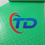 Thảm nhựa hình đồng xu Thảm nhựa nút tròn trải nhà xưởng chống trơn