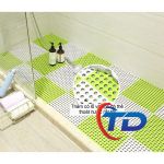 Thảm nhựa ghép 30cm Thảm nhựa ghép miếng chống trơn nhà tắm