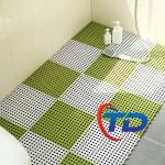 Thảm nhựa ghép 30cm Thảm nhựa ghép miếng chống trơn nhà tắm