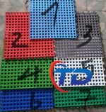 Thảm nhựa ghép 30cm Thảm nhựa ghép miếng chống trơn nhà tắm