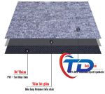 Thảm tấm Artline AR05  Thảm tấm đế cao su họa tiết màu kẻ đỏ