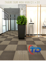 Thảm tấm Artline AR04  Thảm tấm đế cao su họa tiết màu vàng sọc