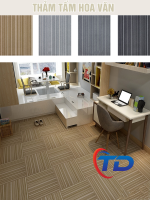 Thảm tấm Artline AR04  Thảm tấm đế cao su họa tiết màu vàng sọc
