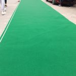 Thảm nỉ màu xanh lá cây Thảm hội nghị event sự kiện xanh lá cây
