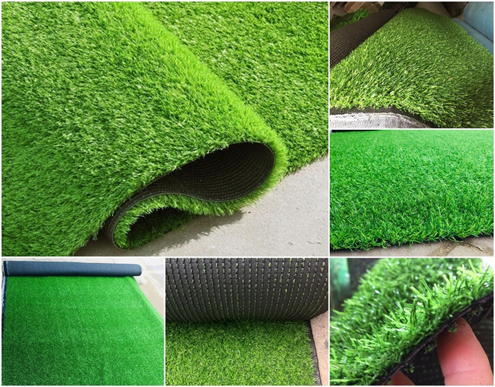 Loại cỏ thảm này chúng tôi cung cấp từ 3 độ dày khác nhau như: thảm cỏ nhân tạo 1cm, thảm cỏ nhân tạo 2cm và thảm cỏ sân vườn 3cm.