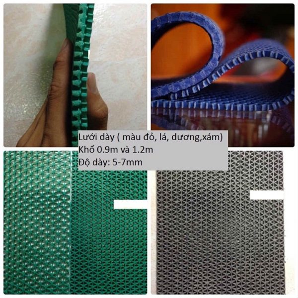 Thảm nhựa lưới gợn sóng